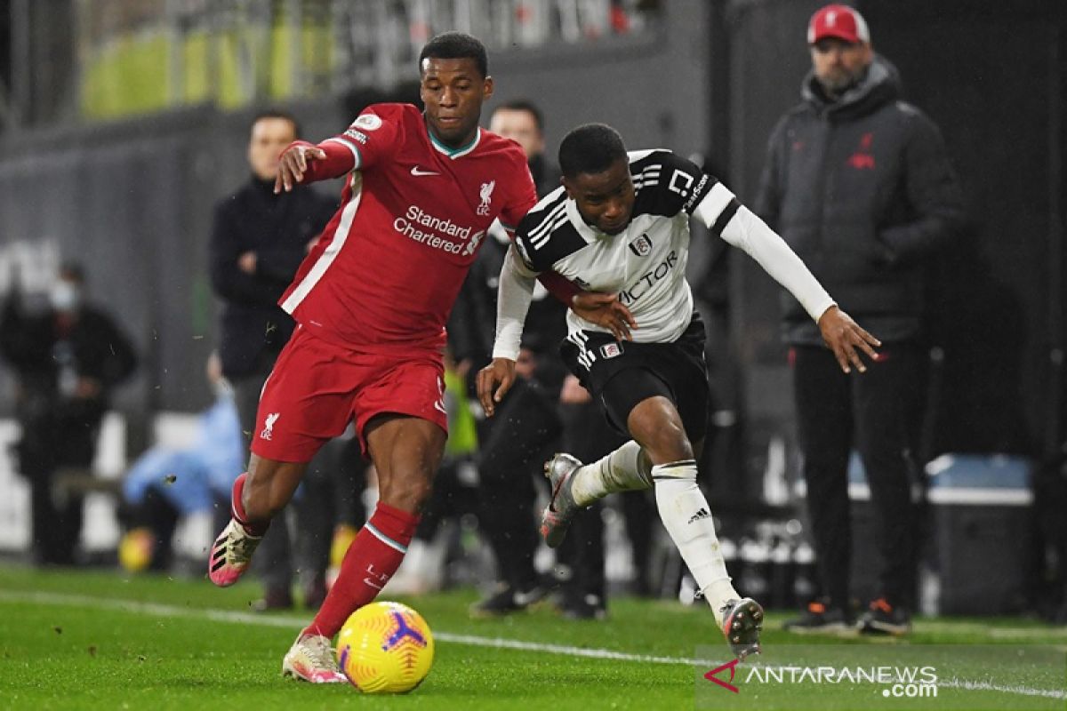 Liverpool buang peluang ambil alih puncak seusai diimbangi Fulham