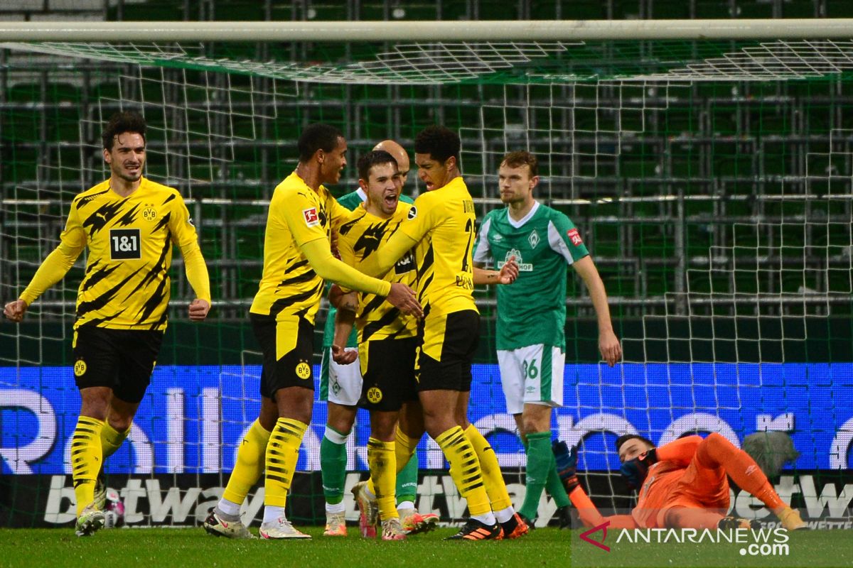 Dortmund menang 2-1 atas Bremen dalam laga perdana pelatih Terzic