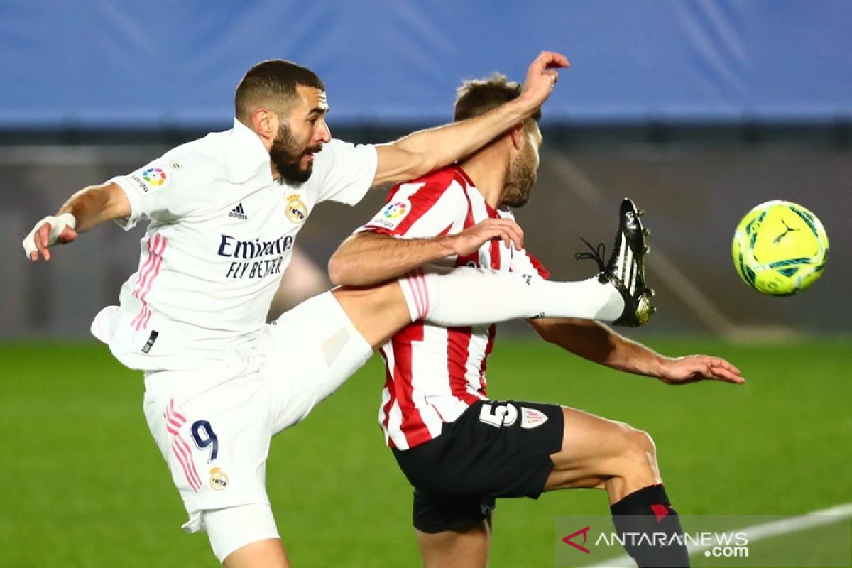 Real Madrid susah payah kalahkan Athletic Bilbao 3-1