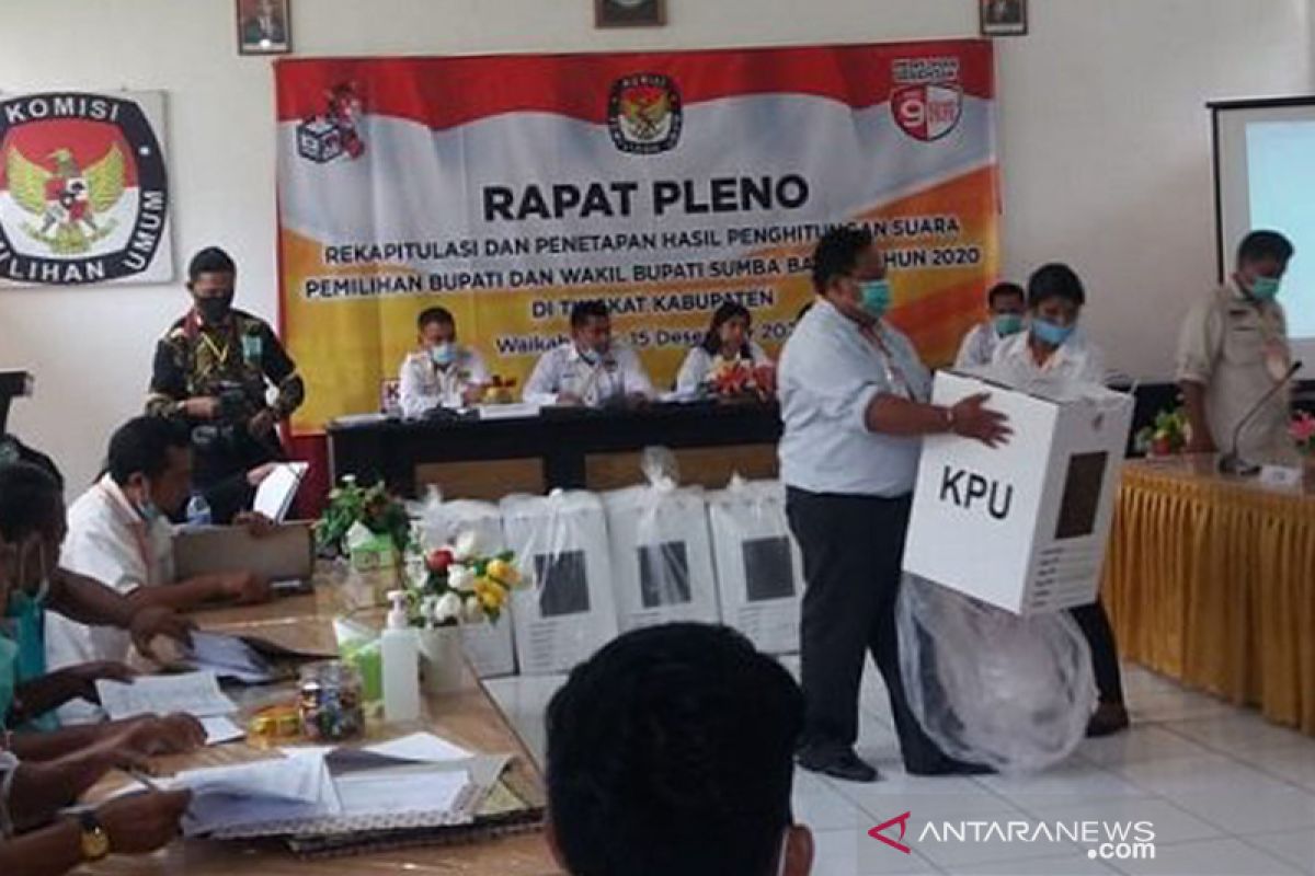 KPU Sumba Barat tetapkan Jhon-Jhon menang Pilkada 2020