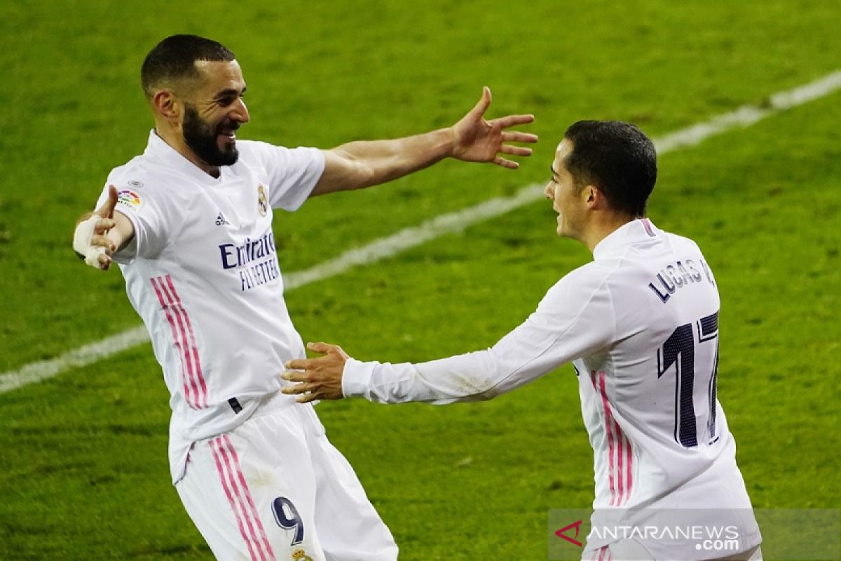 Madrid lumat Eibar dengan skor 3-1