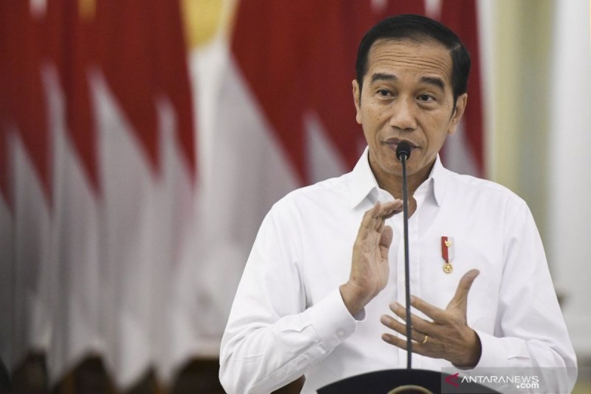 Presiden Joko Widodo umumkan 6 nama menteri baru Kabinet Indonesia Maju