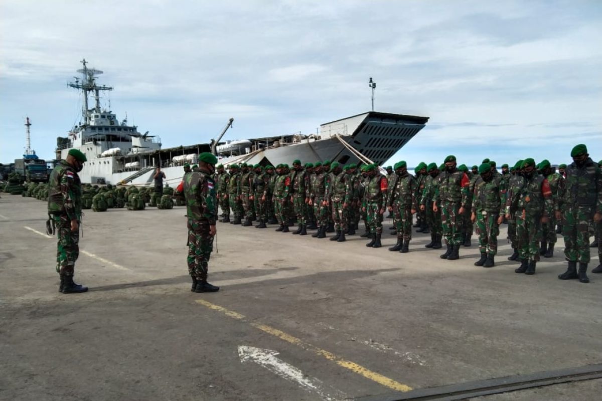 Yonif 614 Raja Pandhita Jaga Perbatasan Mahulu dan Malinau