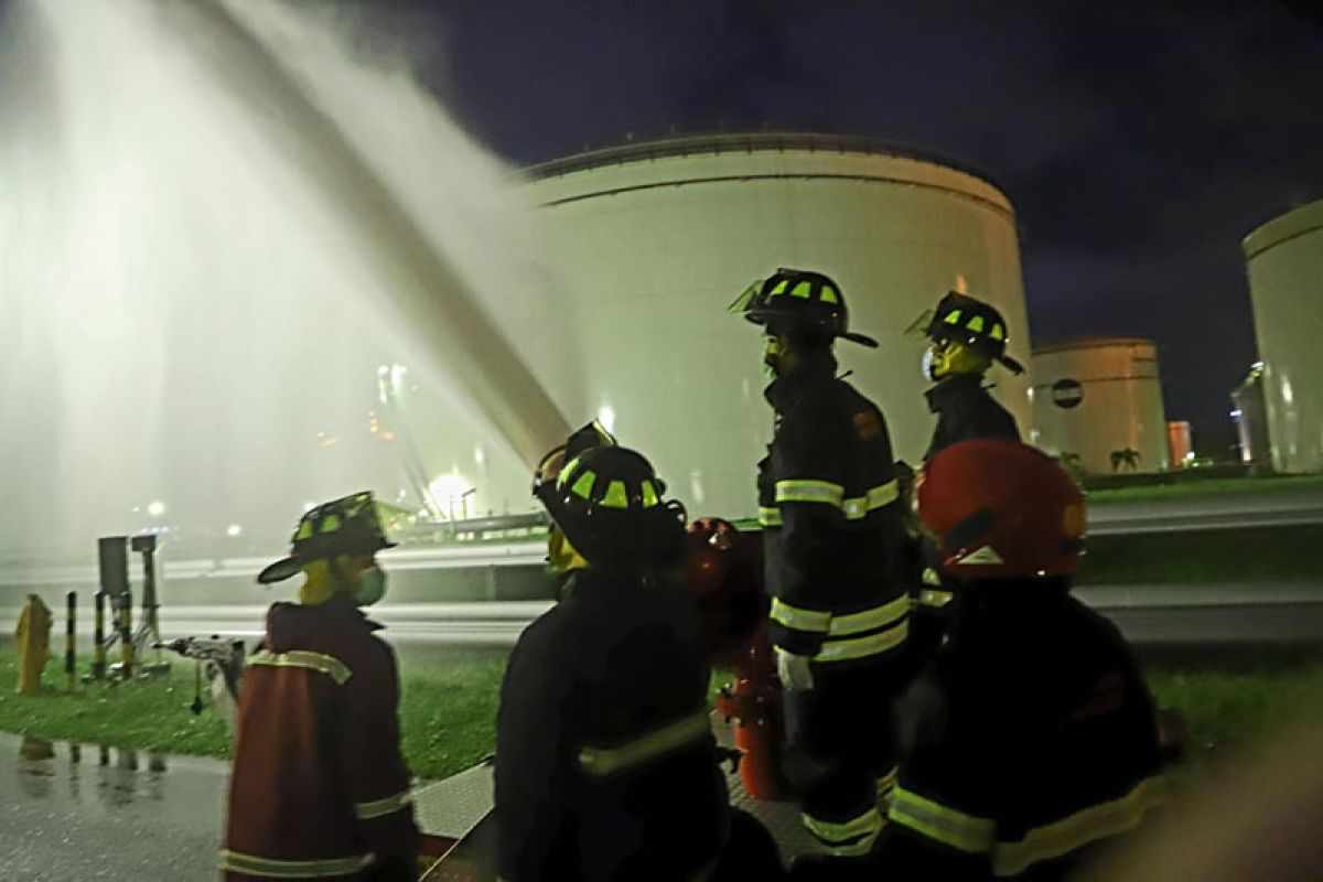 Jelang akhir tahun, Pertamina Cilacap gelar "Emergency Drill"