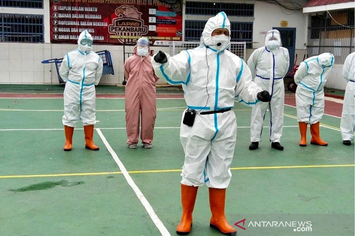 Tingkat kesembuhan napi COVID-19 di Riau capai 98,5 persen, begini penjelasannya