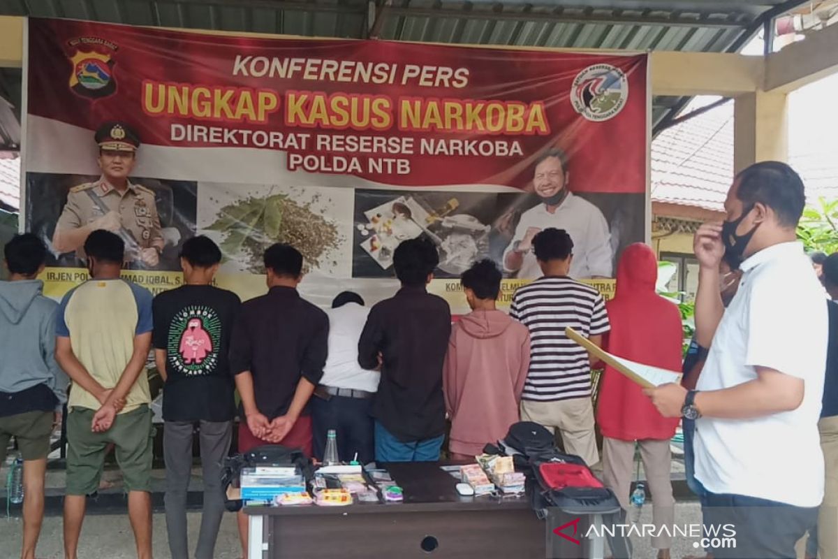 Puluhan penyalahguna narkotika di Abian Tubuh Mataram ditangkap