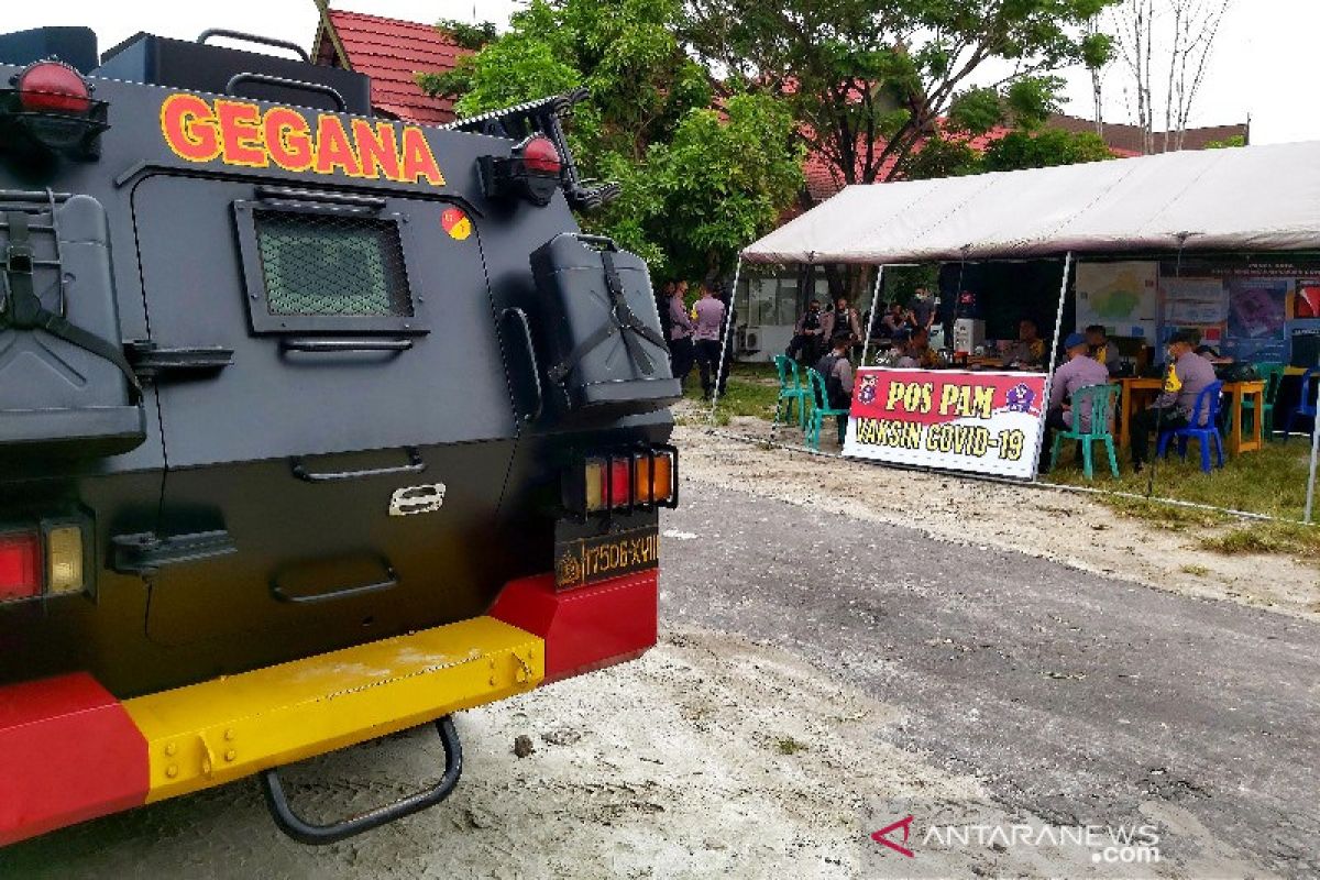 Polisi jaga ketat gudang penyimpanan vaksin COVID-19 di Kalteng