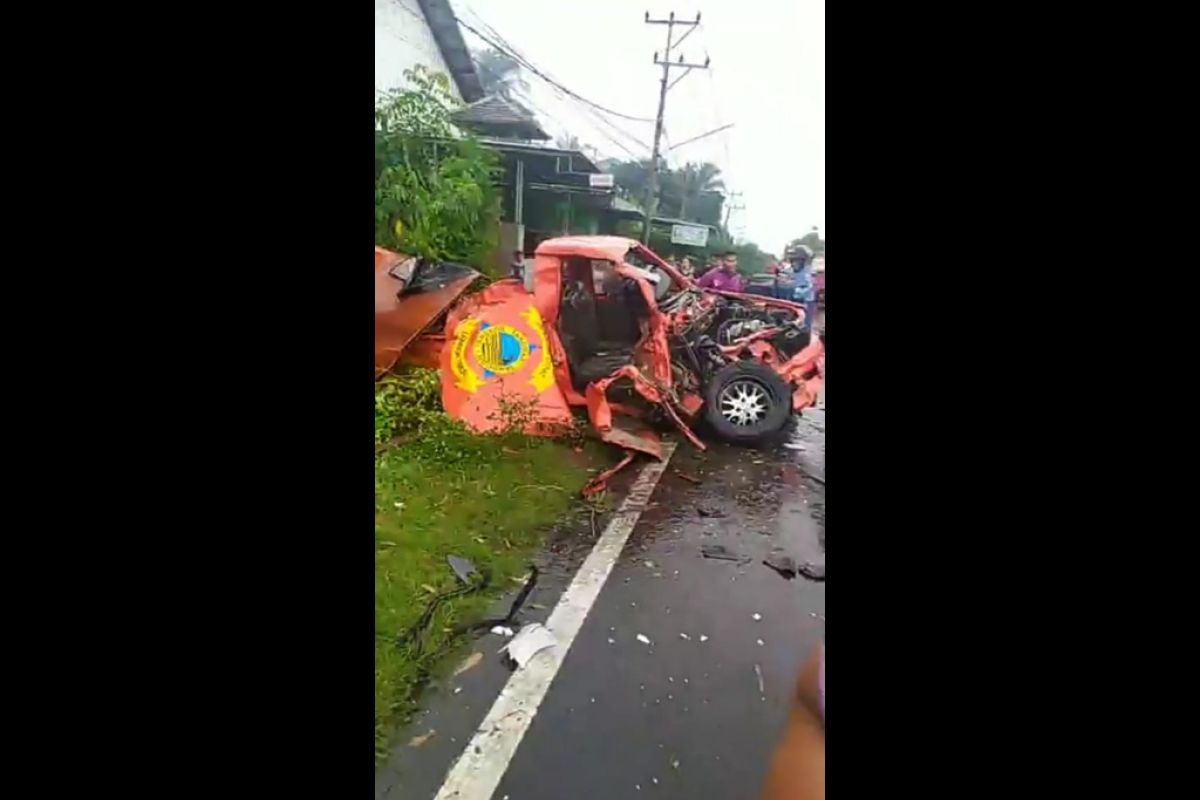 Ini identitas korban tabrakan maut mobil operasional BPBD Lombok Timur vs truk di Pringgabaya