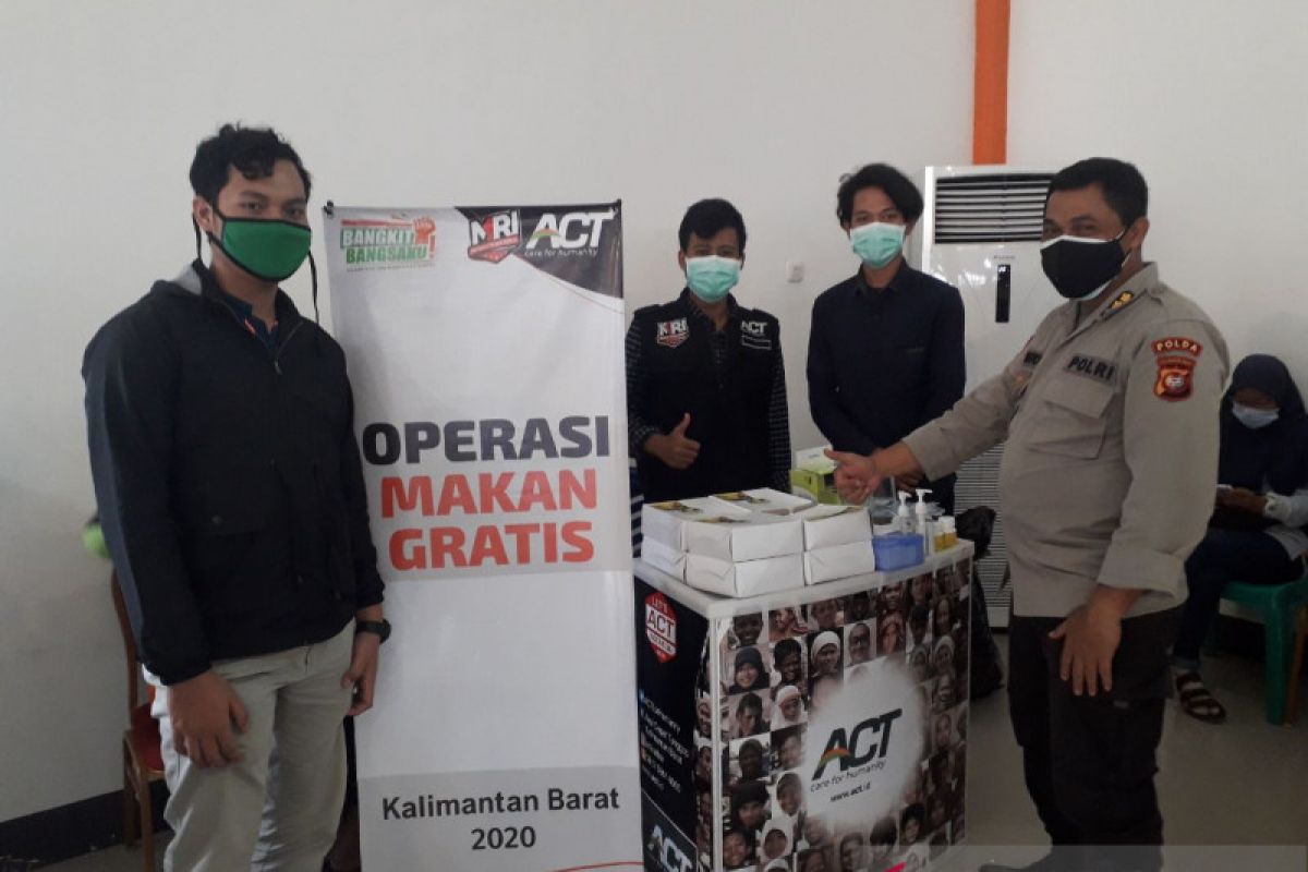 ACT-Rumah Zakat Kalbar sediakan makanan gratis di Posko Antem Mortem