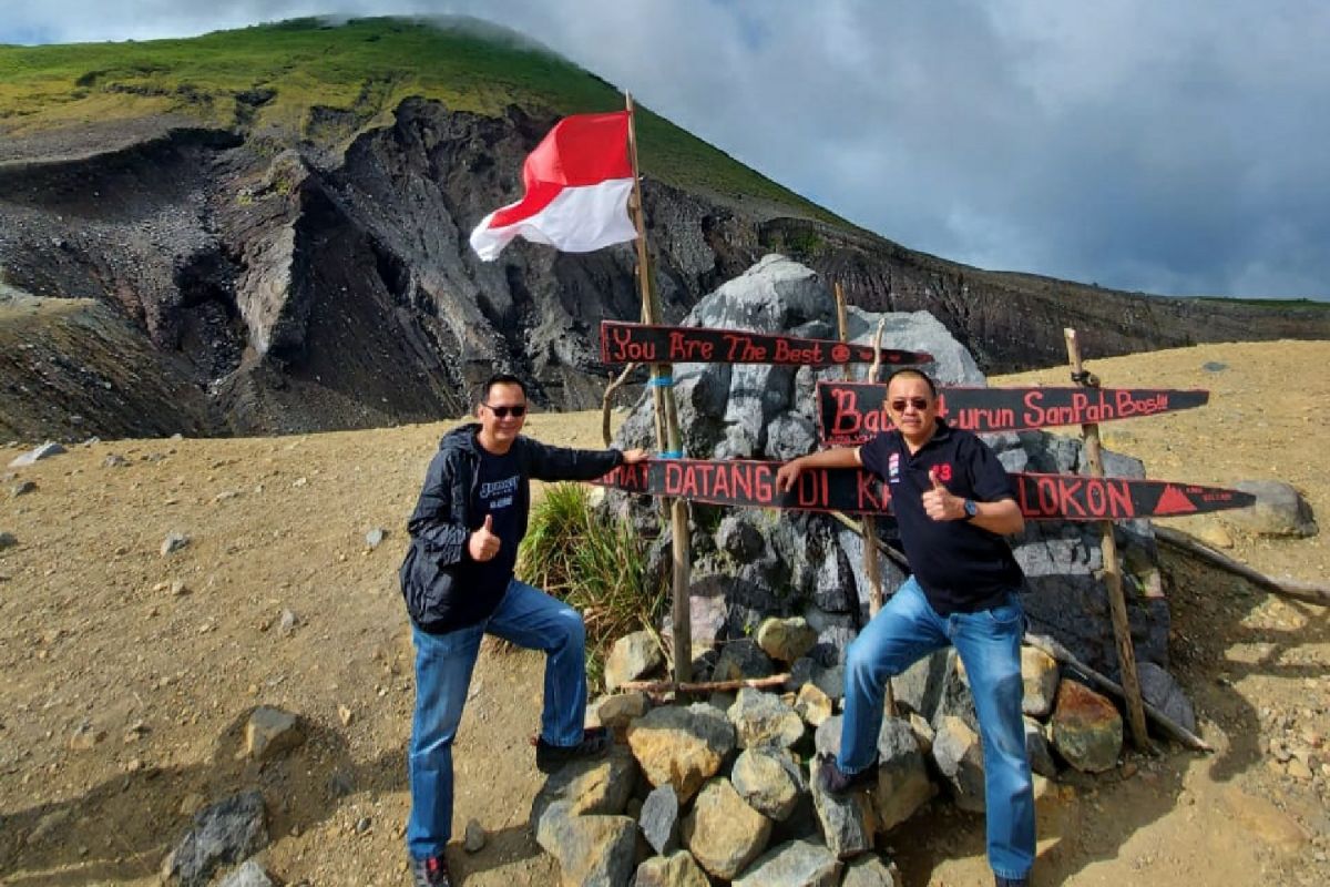 Senduk-Lumentut survei akses destinasi pariwisata Gunung Lokon