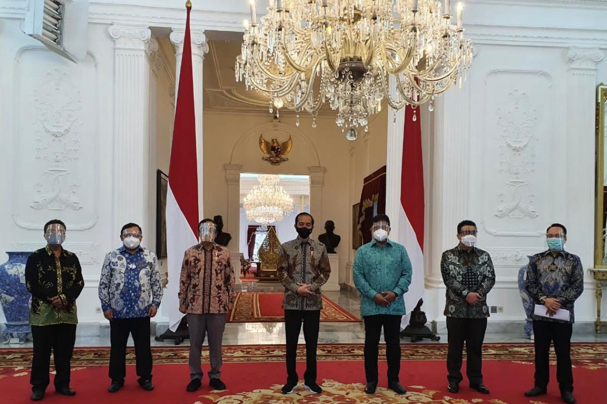 Presiden Jokowi bertemu dengan presidium nasional KAHMI