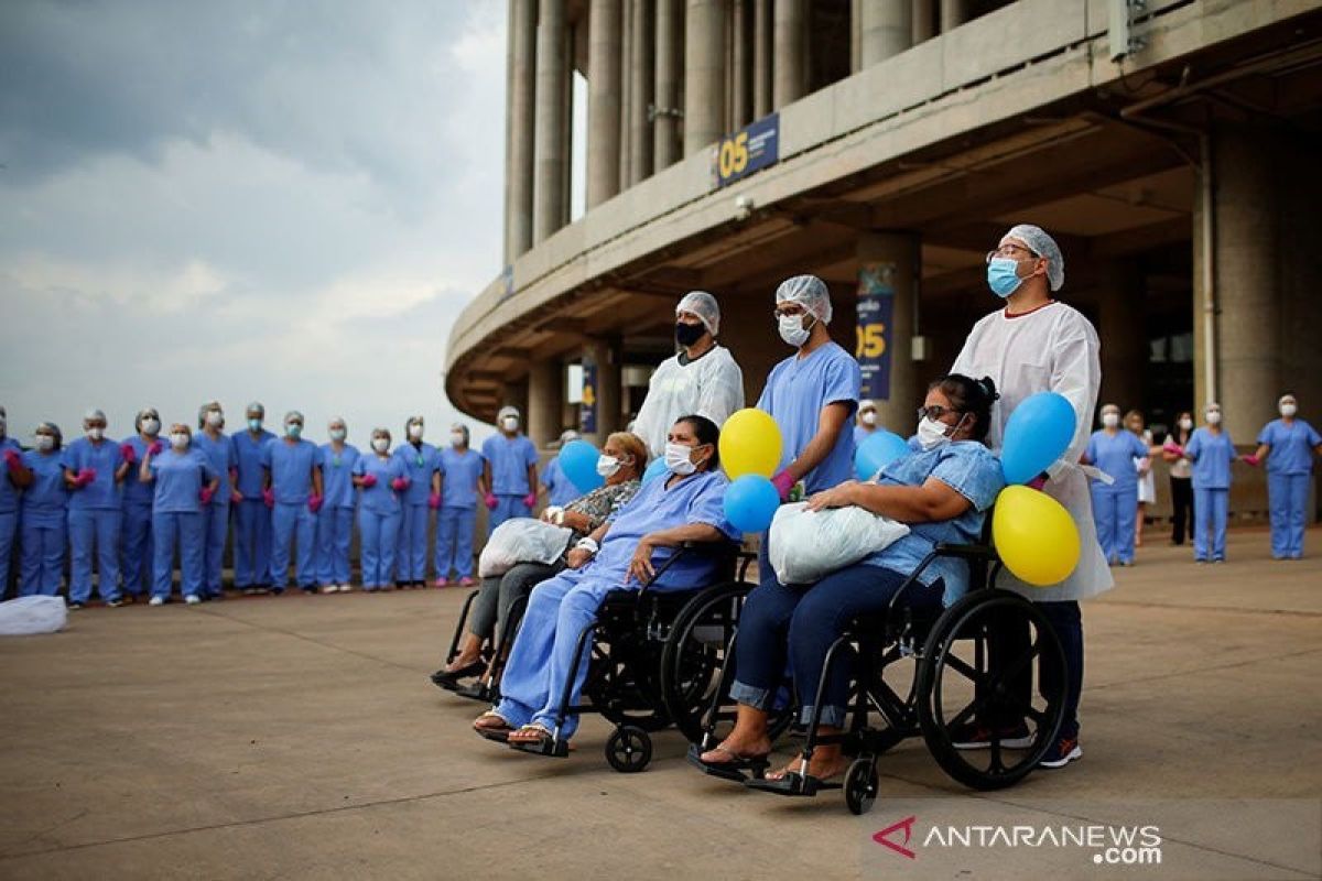 Brazil catat penambahan sebanyak 69.198 kasus dan 1.151 kematian COVID