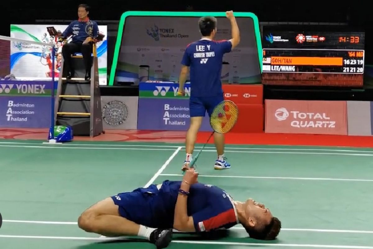 Lee Yang/Wang Chi-Lin juara ganda putra Thailand Open 2021