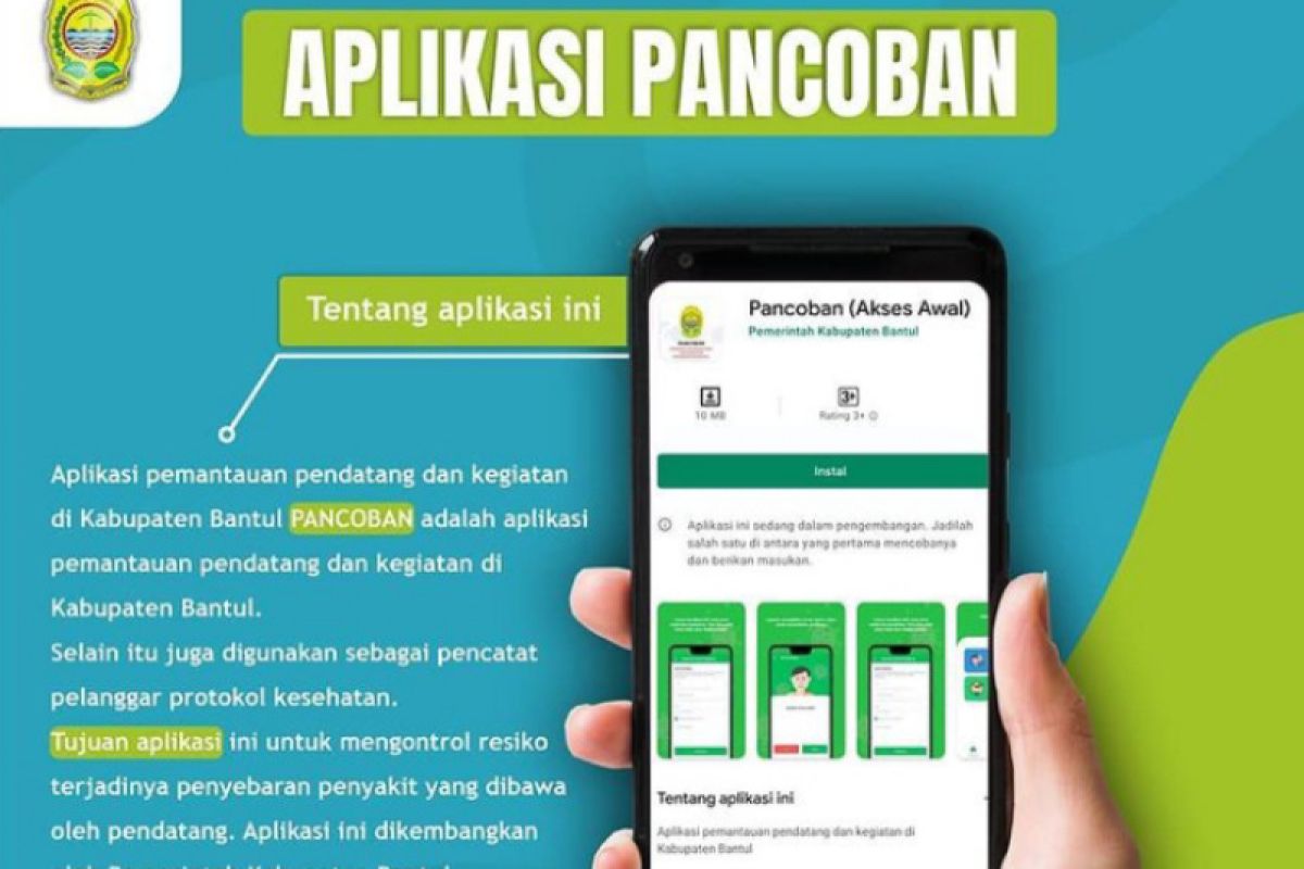 Pemkab Bantul mengembangkan aplikasi pemantauan COVID-19 berbasis android