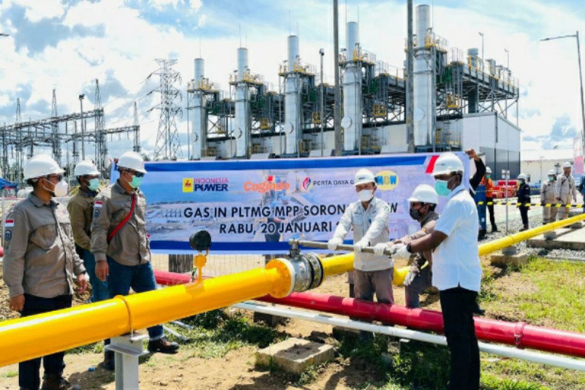 Perta Daya Gas alirkan gas perdana ke PLTMG Sorong