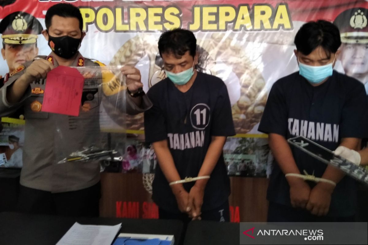 Pencuri  spesialis mobil kuno diringkus Polres Jepara