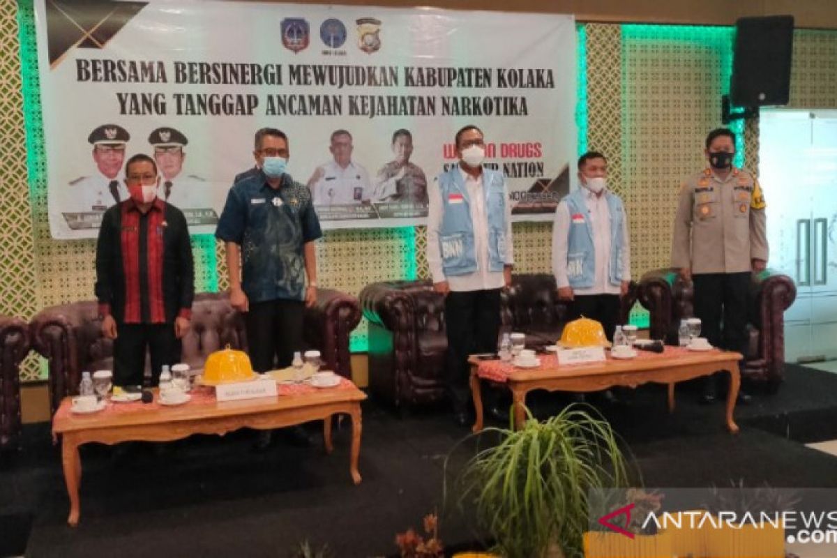 BNN Sulawesi Tenggara targetkan bentuk 100 desa/kelurahan bebas narkoba di Kolaka