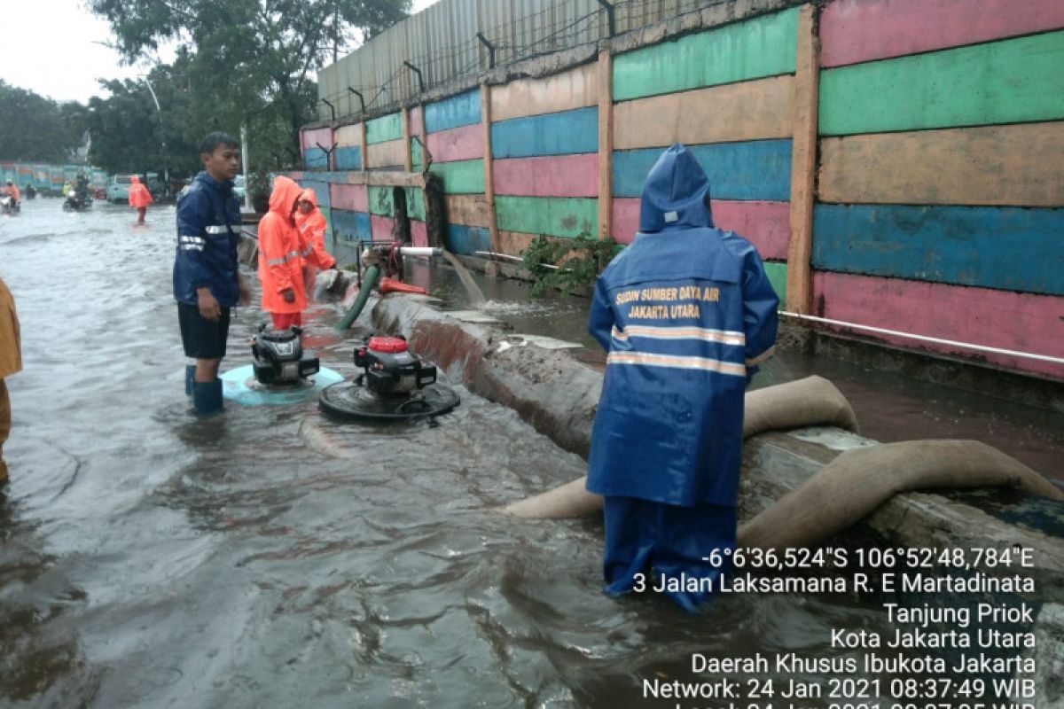 BMKG petakan wilayah berpotensi hujan di Jakarta