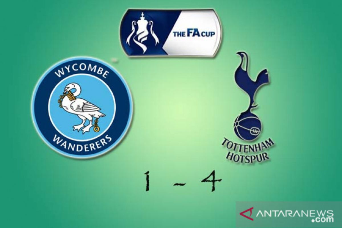 Winks dan Ndombele pastikan kemenangan Tottenham di kandang Wycombe 4-1