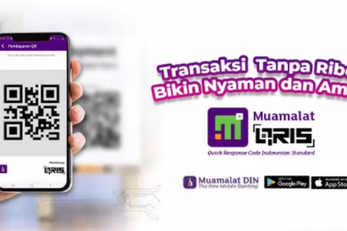 Dukung transaksi nontunai, Bank Muamalat secara virtual luncurkan fitur QRIS Code