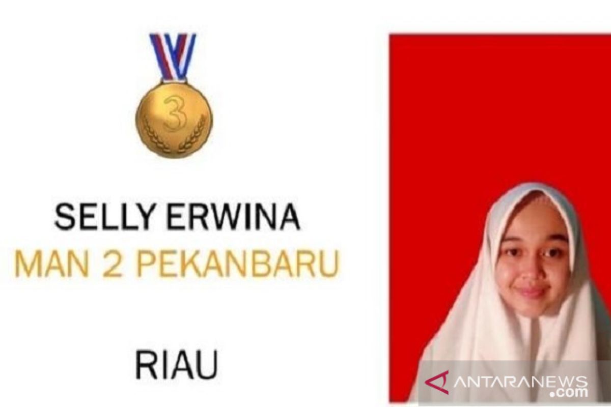 Wow, Selly Erwina siswi MAN 2 Pekanbaru ikuti ajang STEM Olimpyad di Jerman