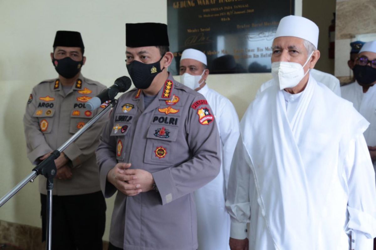 Kapolri Jenderal Listyo Sigit minta Rabithah Alawiyah sampaikan harkamtibmas lewat dakwah