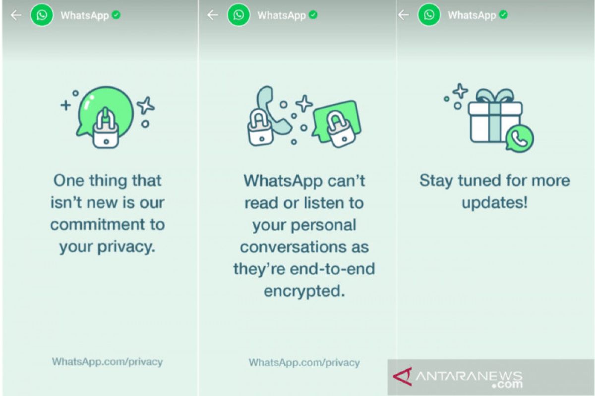 WhatsApp yakinkan pengguna terkait privasi melalui Status