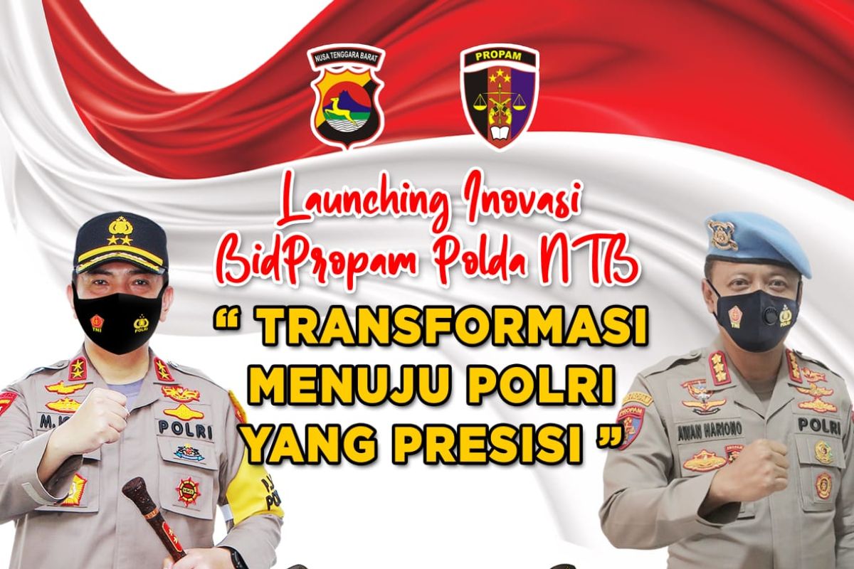 Kawal Polri Presisi, Polda NTB Launching Pelayanan Aduan Lektronik Polisi Nakal