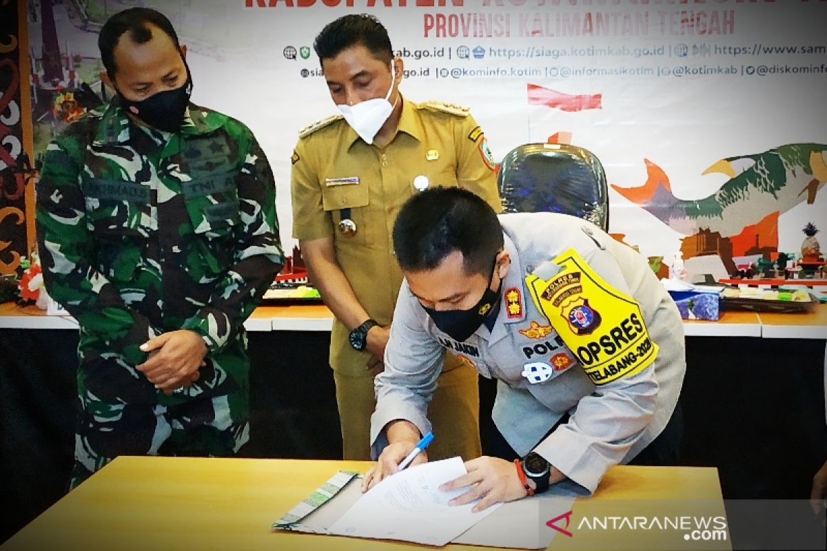 Polres Kotim genjot penanganan COVID-19 di desa 'Lewu Isen Mulang'