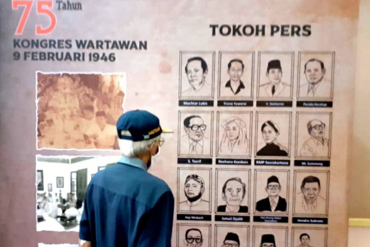 Pameran sejarah terbentuknya PWI dan perjalanan HPN dari Masa ke Masa