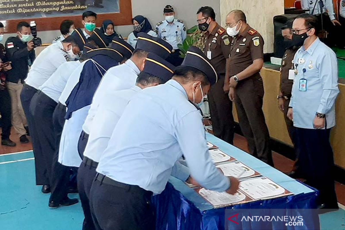 Kemenkumham menargetkan separuh satuan kerja di Jateng raih WBK/WBBM