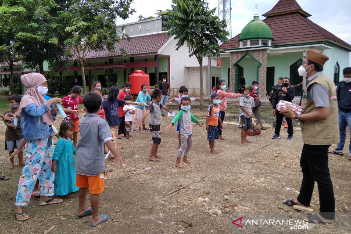 Anak-anak korban banjir di Kudus ikut "trauma healing"