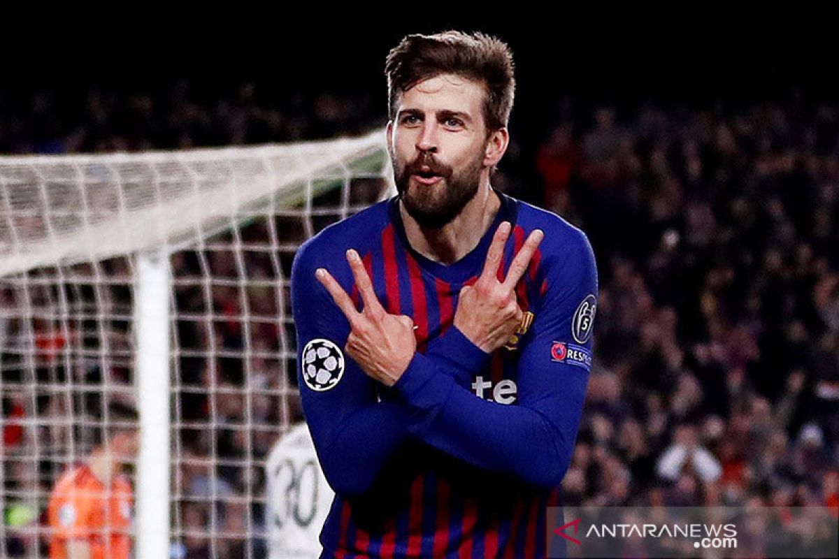 Pique: Messi terlihat lebih bahagia saat ini di Barcelona