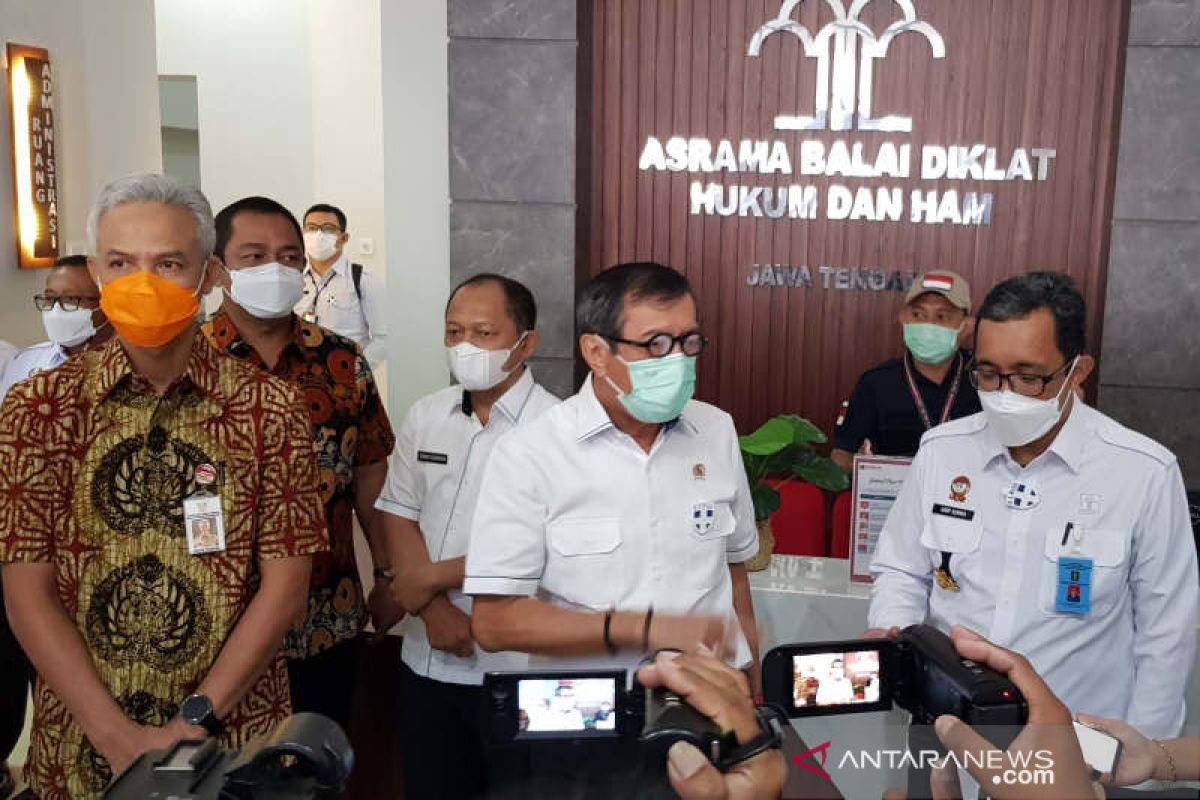 Yasonna Laoly resmikan tiga fasilitas milik Kemenkumham Jateng