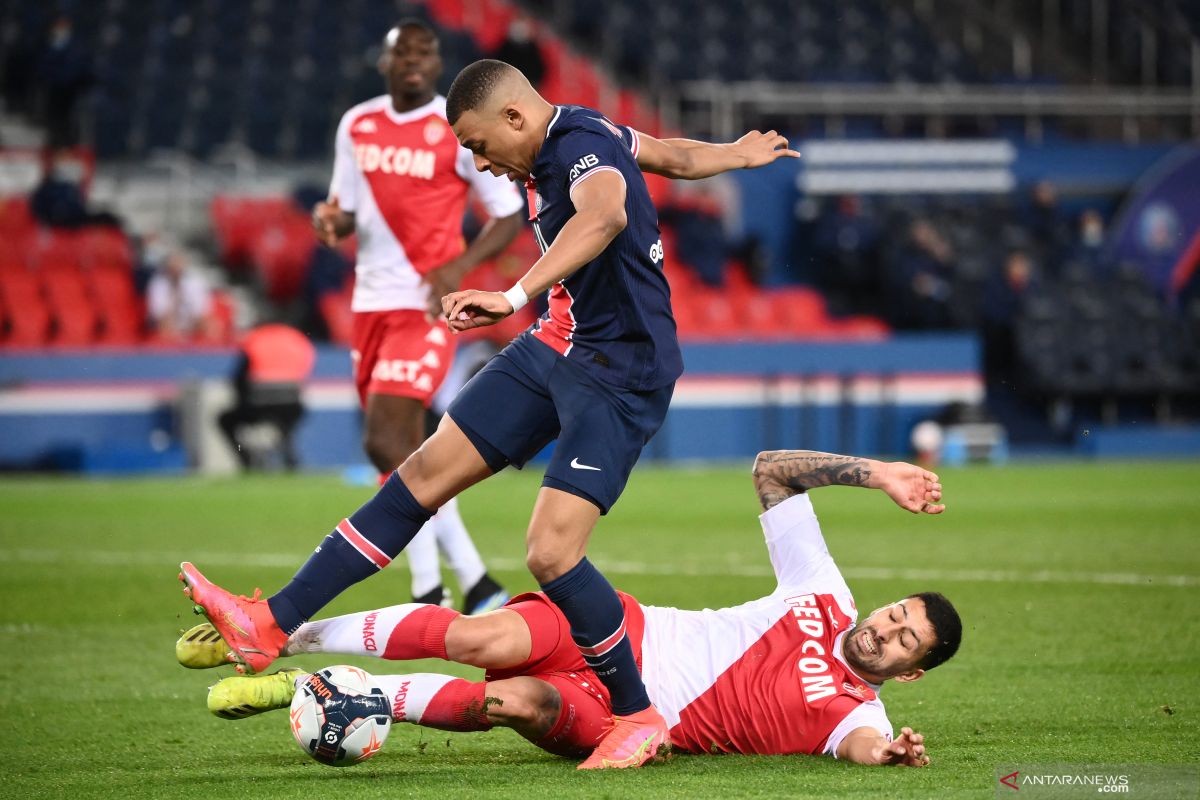 PSG ditundukkan Monaco 0-2