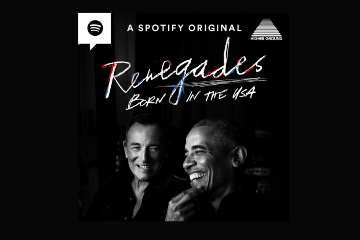 Obama dan Bruce Springsteen buat siaran podcast "Renegades: Born in the USA"