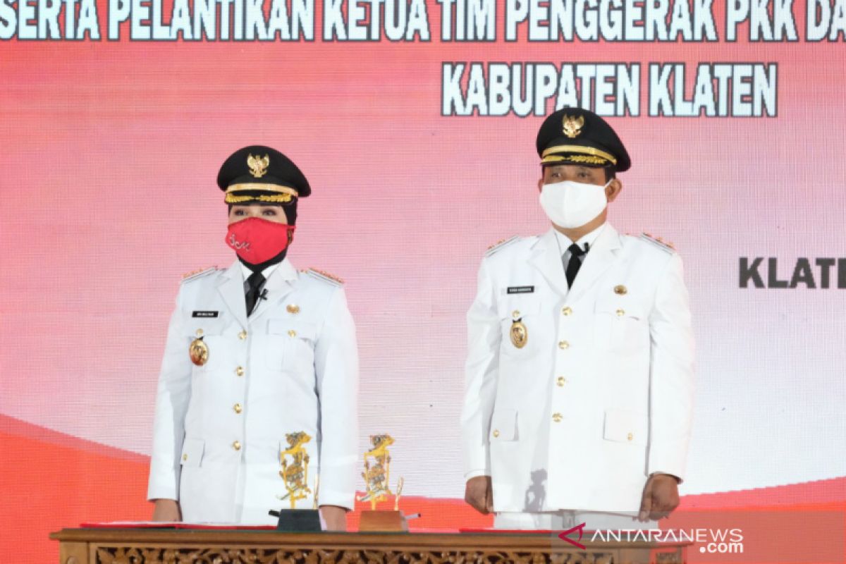 Usai dilantik, Bupati fokus pemulihan ekonomi Klaten