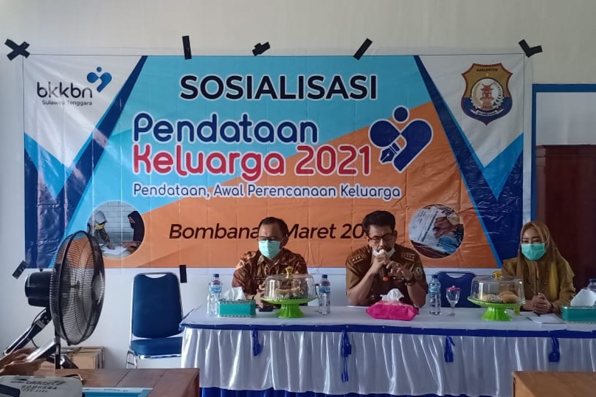 BKKBN Sosialisasi Pendataan Keluarga 2021 di Bombana