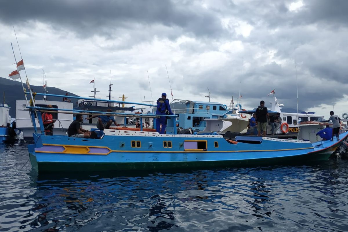 Polisi  amankan nelayan  tangkap ikan dengan bahan peledak