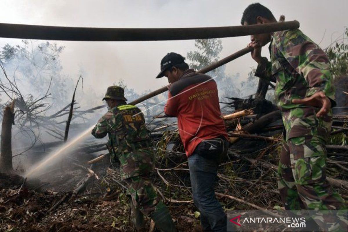 Satgas BPBD Riau telah padamkan api pada 19 titik