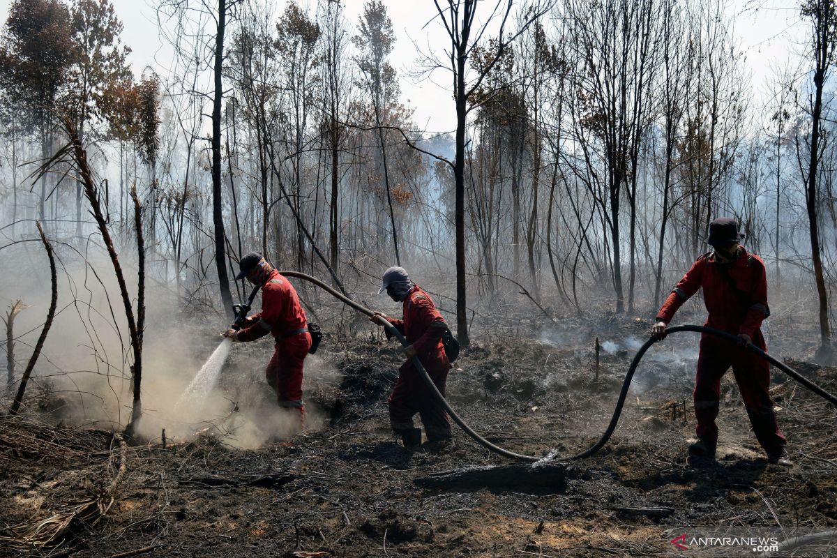 Waduh, Helikopter bantuan KLHK untuk padamkan karhutla Riau rusak