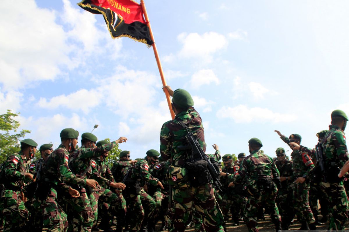 Ratusan perajurit TNI diberangkatkan ke perbatasan RI-RDTL