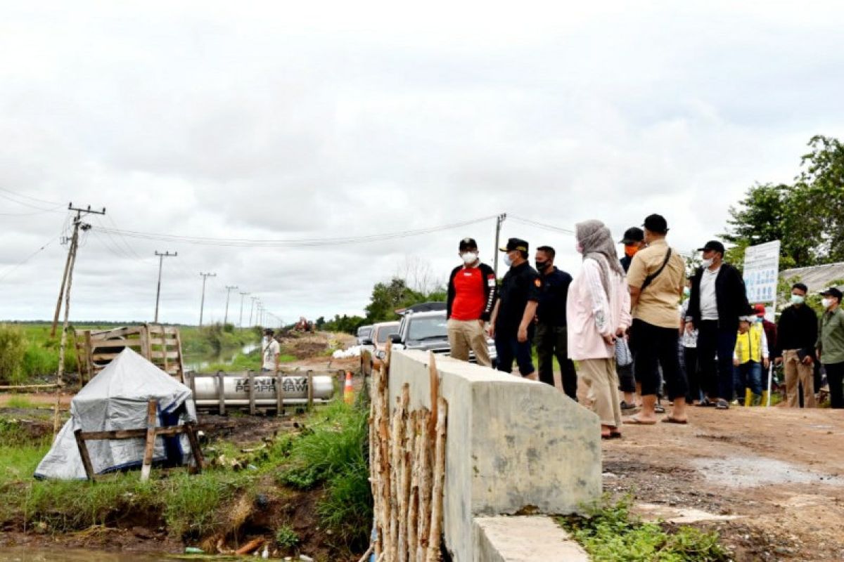 Pintu air di kawasan food estate Kapuas akan dibenahi