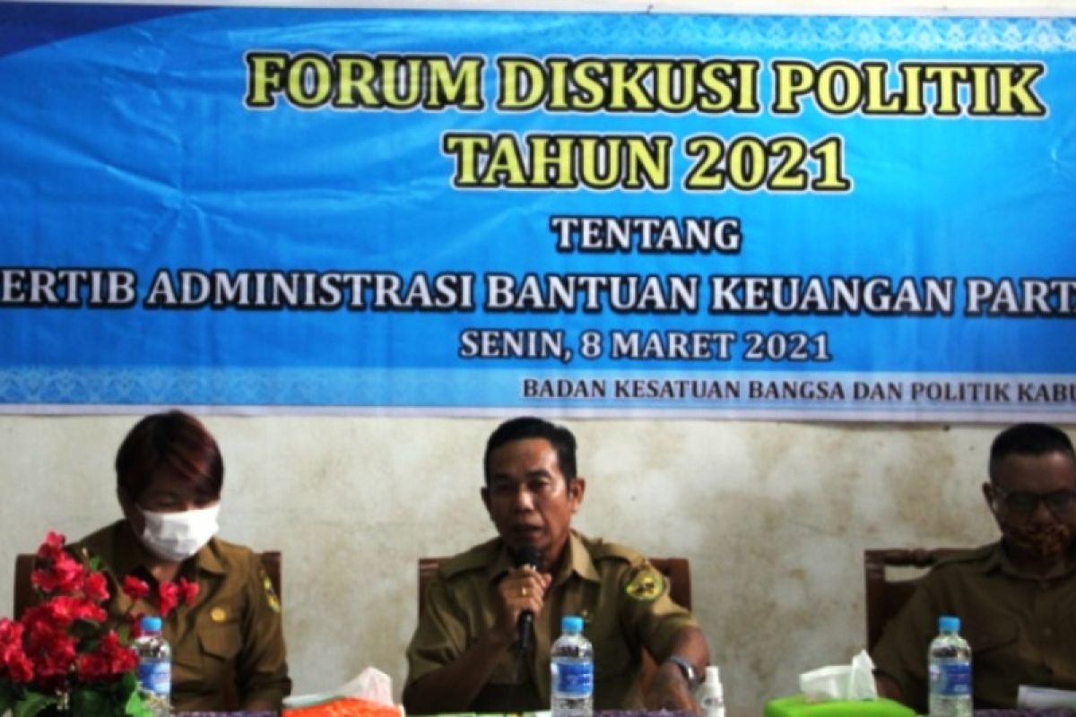 Sembilan parpol bakal dapat bantuan keuangan dari Pemkab Gumas