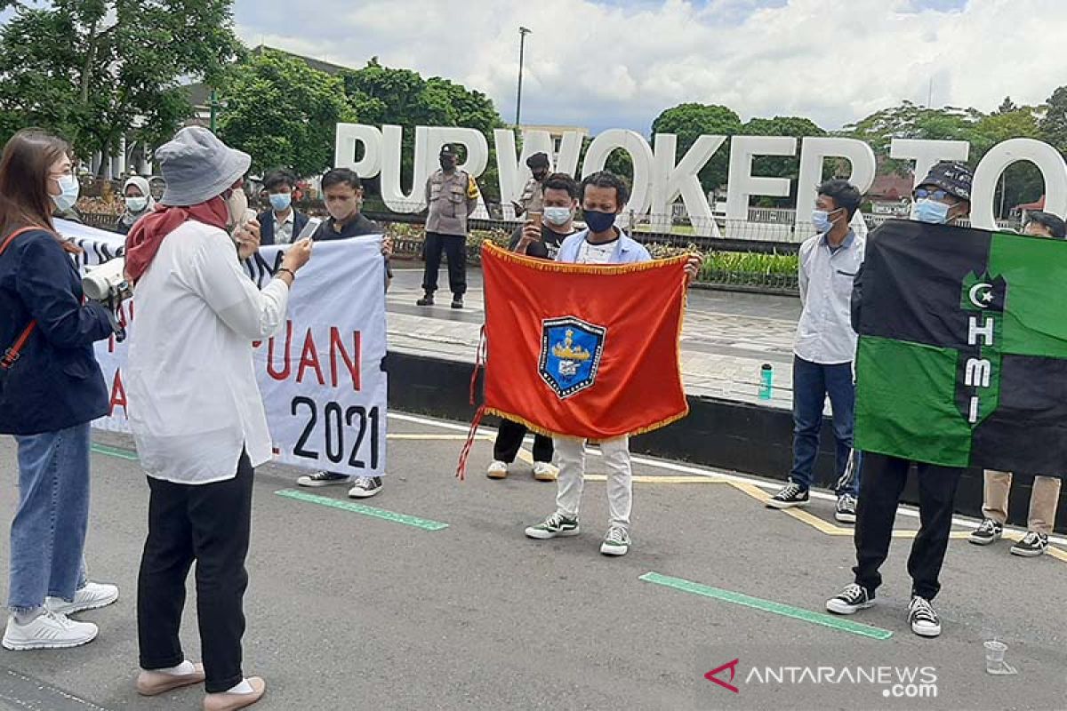 Mahasiswa di Purwokerto tuntut  pengesahan RUU PKS