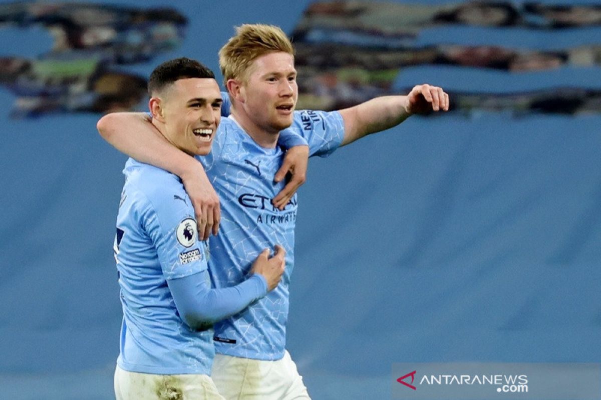 Manchester City gasak Southampton 5-2 di Liga Inggris