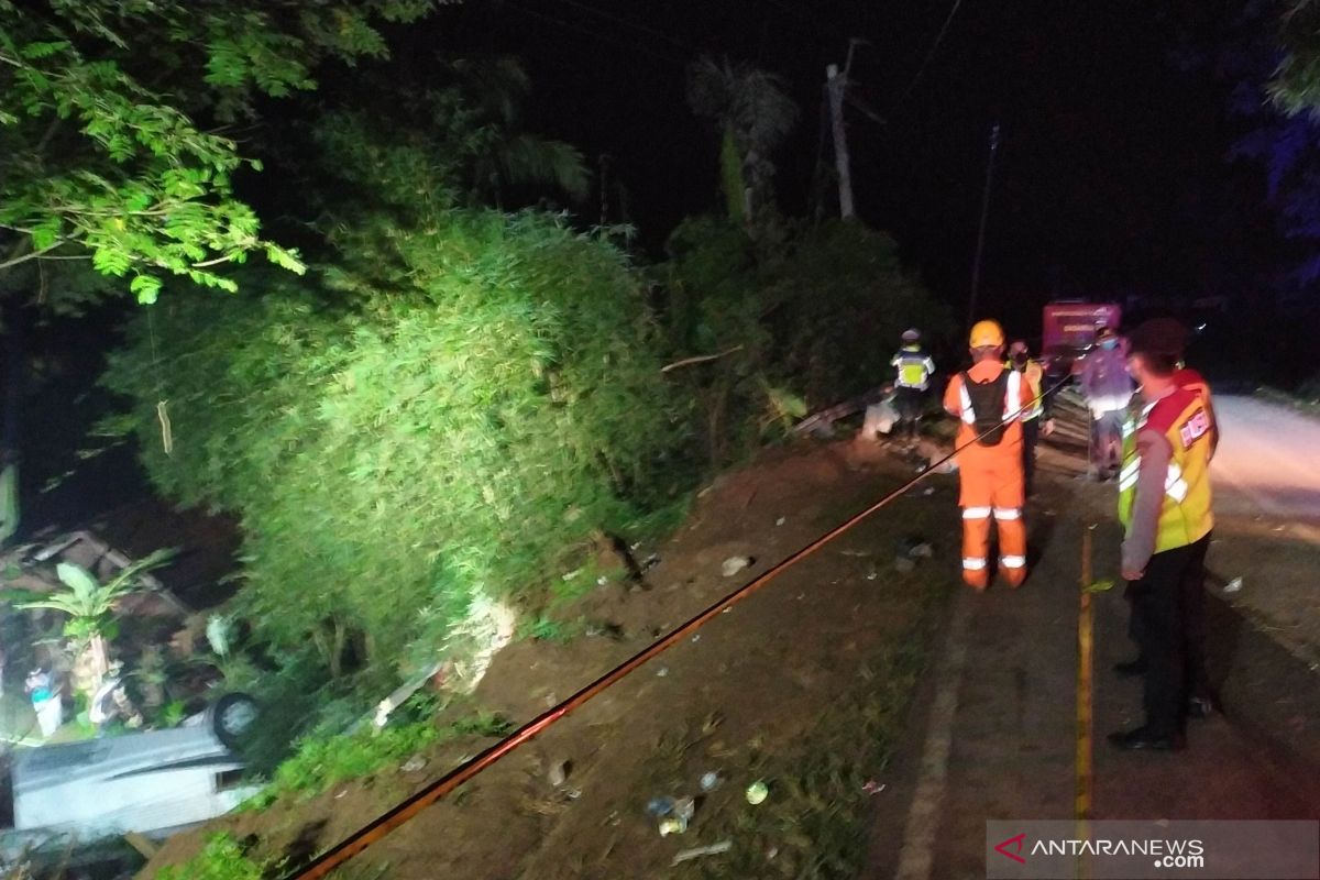 Polisi gelar olah TKP kasus kecelakaan maut di Sumedang, tewaskan 27 orang