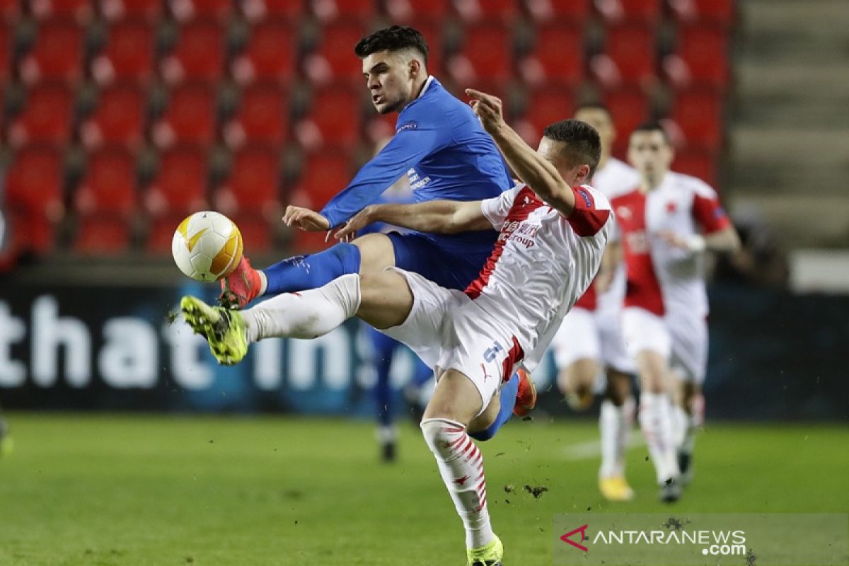 Rangers bawa bekal gol tandang dari leg pertama lawan Slavia Praha