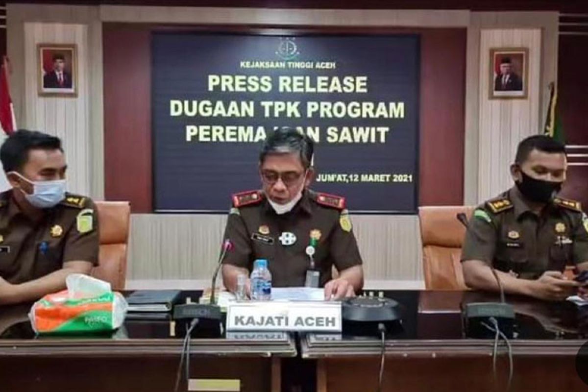 Kejati Aceh mengusut dugaan korupsi peremajaan sawit Rp684,8 miliar