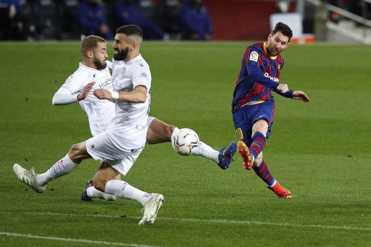 Barcelona kudeta Real Madrid dari posisi kedua selepas gasak Huesca